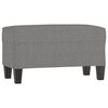 vidaXL Bankje 70x35x41 cm stof donkergrijs