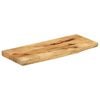vidaXL Tafelblad met natuurlijke rand 70x20x2,5 cm massief mangohout