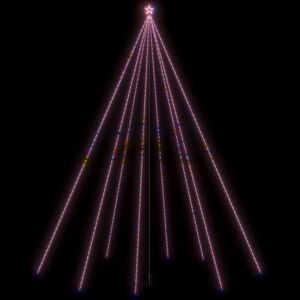 vidaXL LED-kerstboom Binnen Buiten 1300 LEDs kleurrijk 8 m