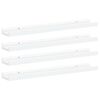 vidaXL Wandschappen 4 st 60x9x3 cm wit