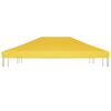 vidaXL Prieeldak 270 g/m² 4x3 m geel