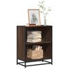 vidaXL Boekenkast 60x35x76 cm bewerkt hout bruin eikenkleur