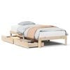 vidaXL Bedframe met lades 100x200 cm massief grenenhout