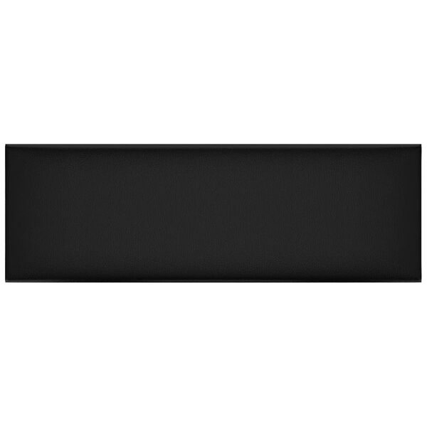 vidaXL Wandpanelen 12 st 3,24 m&sup2; 90x30 cm kunstleer zwart