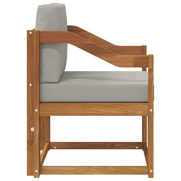 vidaXL Tuinbank Massief Acaciahout en Polyester