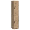 vidaXL Kastenset 2 st Artisanaal eiken Bewerkt hout