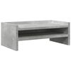 vidaXL Monitorstandaard 42x24x16 cm bewerkt hout betongrijs