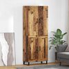 vidaXL Hoge kast 2 pcs Oud Hout 69,5 x 34 x 180 cm
