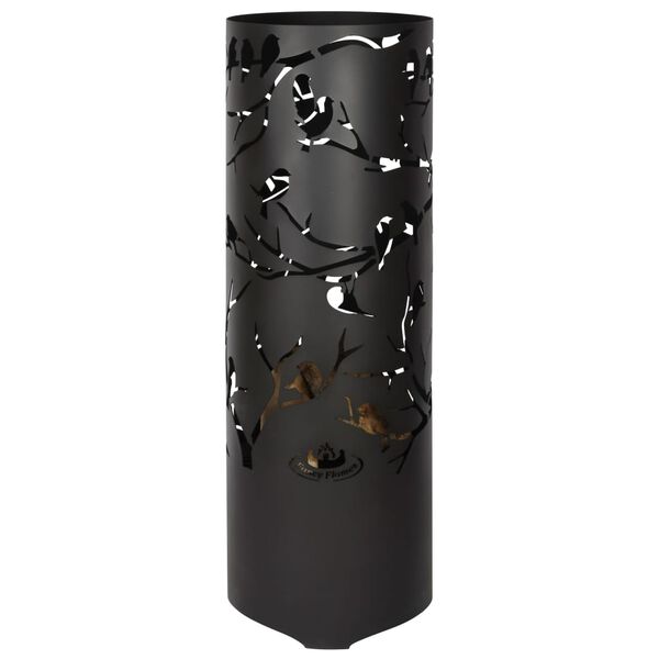 Esschert Design Vuurton Birds on Twig koolstofstaal zwart FF409