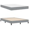 vidaXL Boxspringbed met matras Lichtgrijs 140 x 200 cm Stof
