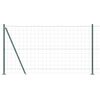 vidaXL Euro-hek met betonnen voetstuk 10 x 1,2 m PVC-Coated Staal Mesh