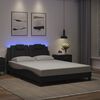 vidaXL Bedframe "Viana" met LED zonder matras grijs 120x200 cm