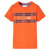 vidaXL Kindershirt 116 donkeroranje