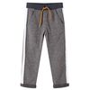 Kinderjoggingbroek 140 gem&ecirc;leerd donkergrijs