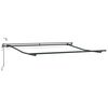 vidaXL Zijde Frame Antraciet 300 x 250 cm Aluminium