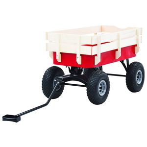 vidaXL Tuinwagen 150 kg rood
