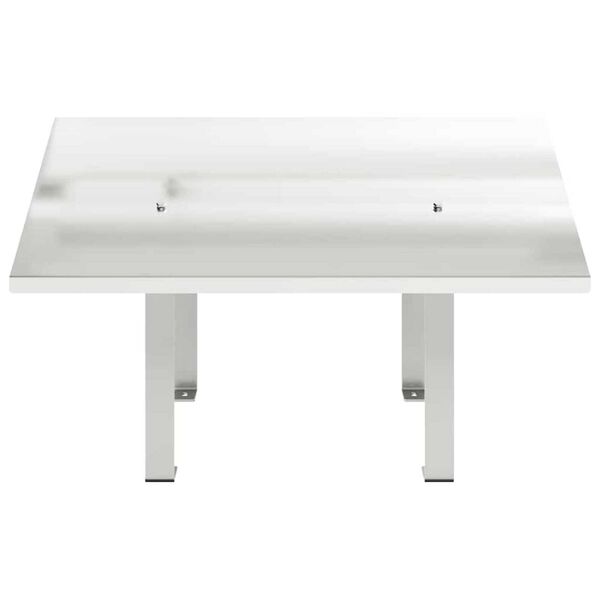 vidaXL Rookkap Zilver 60 x 60 x 38 cm Roestvrij staal