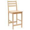 vidaXL Eettafelstoelen 2 pcs Naturel 40 x 47,5 x 99,5 cm