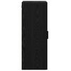 vidaXL Wandkast Zwart Eiken 34,5 x 34 x 90 cm Geengineerd Hout en Glas