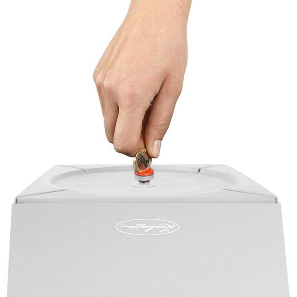 LECHUZA Plantenbak Cubico Color 40 ALL-IN-ONE wit 13150