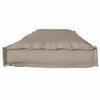 vidaXL Kussen Taupe 140 x 40 x 8 cm Oxford Stof