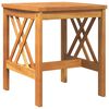 vidaXL Bijzettafel Massief Acaciahout Olie naturel 45 x 45 x 50 cm