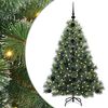 vidaXL Kunstkerstboom met 150 LED met standaard Groen 120 cm PE en PVC