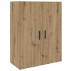 vidaXL Highboard Artisan Eiken 69,5 x 34 x 180 cm Bewerkt hout