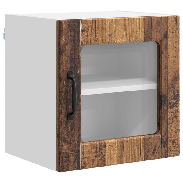 vidaXL Keukenkast met plank Oudhout 40 x 31 x 40 cm Bewerkt hout