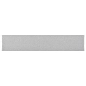 vidaXL Tapijtloper 80x400 cm lichtgrijs
