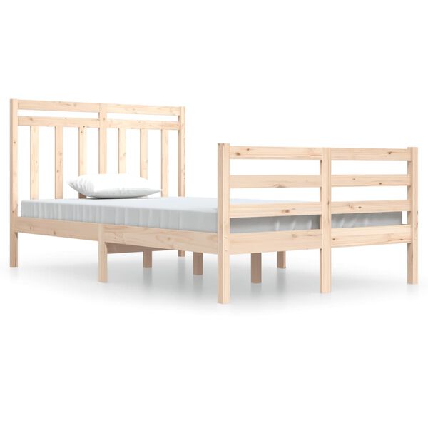 vidaXL Bedframe massief hout 120x200 cm