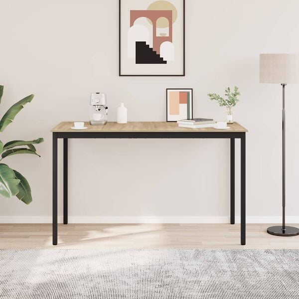 vidaXL Staande Bartafel Bewerkt hout