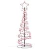vidaXL LED-kerstboom met kerstballen 100 LED's warm wit 150 cm