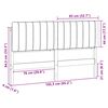vidaXL Gestoffeerd hoofdbord Bruin en Taupe 160 cm Massief grenenhout