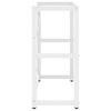 vidaXL Wastafelframe 79x38x83 cm ijzer wit