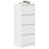 vidaXL Dressoir 37,5x35x99 cm spaanplaat wit