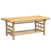 vidaXL Salontafel 110x55x45 cm bamboe