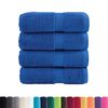 vidaXL Premium washandjes SOLUND 4 stuks blauw 30x30 cm 600 g/m&sup2;