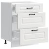 vidaXL Onderkast Kalmar bewerkt hout wit