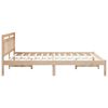 vidaXL Bedframe Bruin 160 x 200 cm Massief grenenhout
