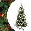 vidaXL Kunstmatige Inklapbare Kerstboom Groen 120 cm PE en PVC