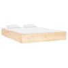 vidaXL Bedframe massief hout 140x190 cm