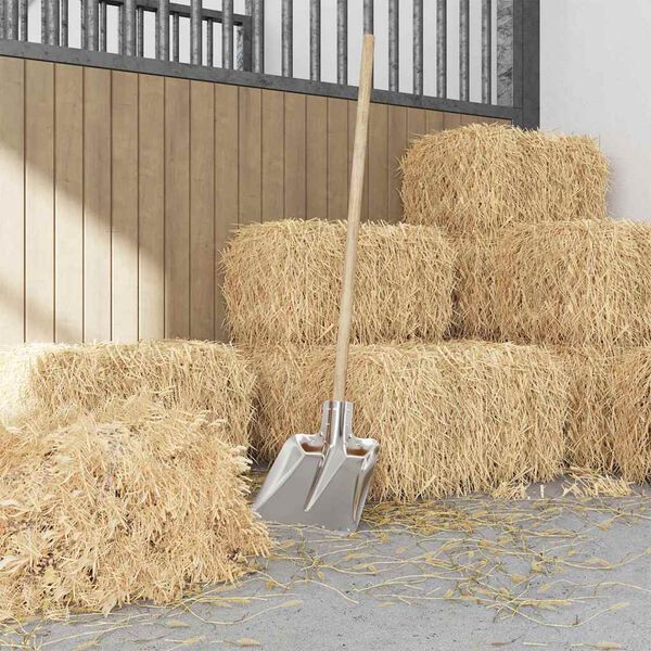 vidaXL Schep Hoofd Zilver 41,5 x 32,5 cm Aluminium