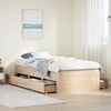 vidaXL Bedframe zonder matras met lades massief grenenhout 75x190 cm