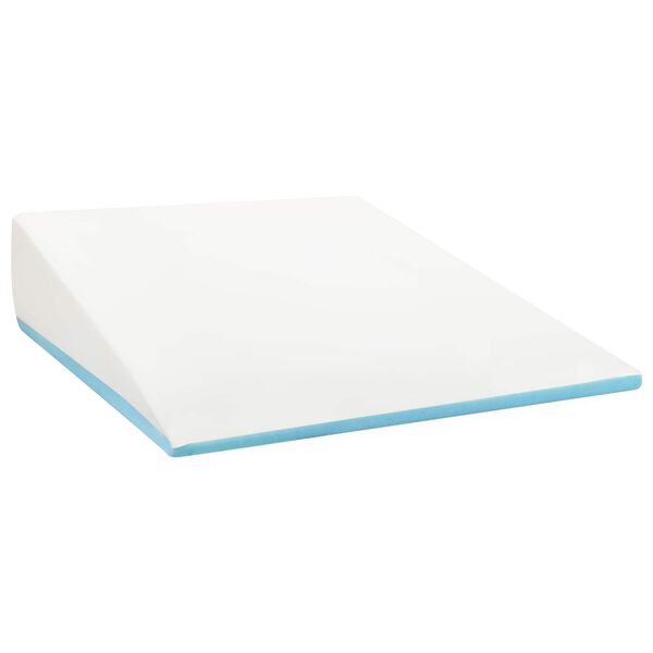 vidaXL Wedge Kussen Effen Grijs 69 x 64 x 19 cm