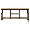 vidaXL TV-kast Artisan Eiken 100 x 35 x 45 cm Gemonteerd hout en ijzer