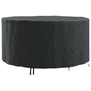 vidaXL Meubelhoes Zwart 182 x 182 x 71 cm 420D Oxford Stof
