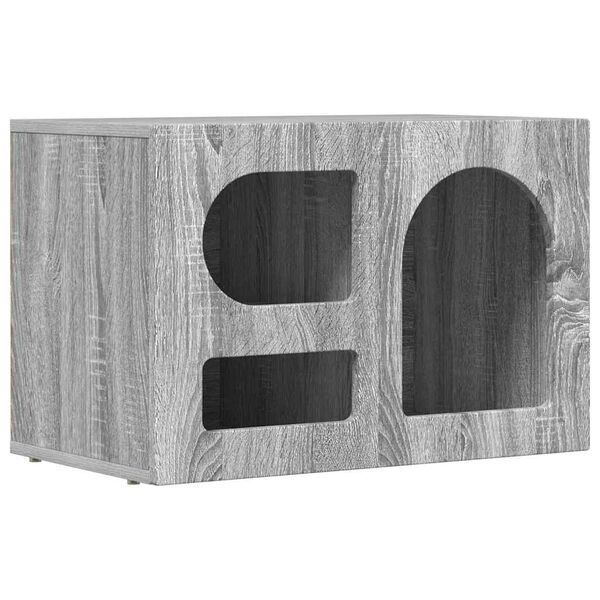 vidaXL TV-kast Grijs Sonoma 60 x 35 x 40 cm Bewerkt hout