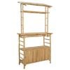 vidaXL Buiten Bartafel Naturel 110 x 50 x 210 cm Bamboe