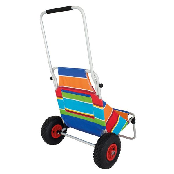 Eurotrail Strandwagentje met gekleurde strepen